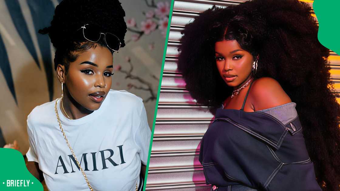 Nkosazana Daughter showed off er slim figure Nkosazana Daughter showed off er slim figure