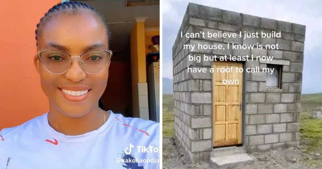 Young woman builds new place from scratch Young woman builds new place from scratch