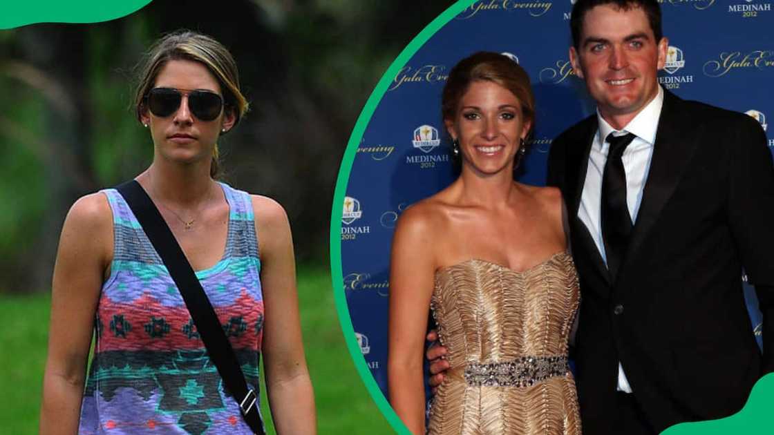 Keegan Bradley and his wife Jillian Stacey Keegan Bradley and his wife Jillian Stacey