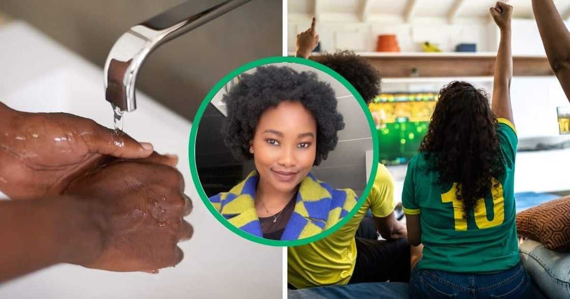 Former football player Koleka Maranda gets a bursary from the Department of Water and Sanitation. Former football player Koleka Maranda gets a bursary from the Department of Water and Sanitation.