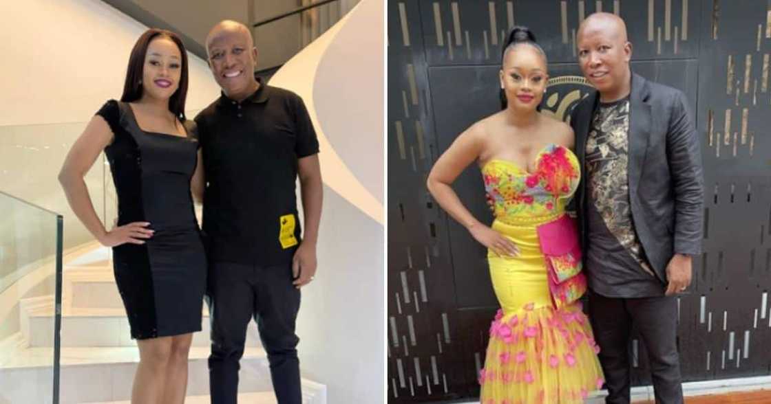 Julius Malema and wife Mantwa Matlala Julius Malema and wife Mantwa Matlala