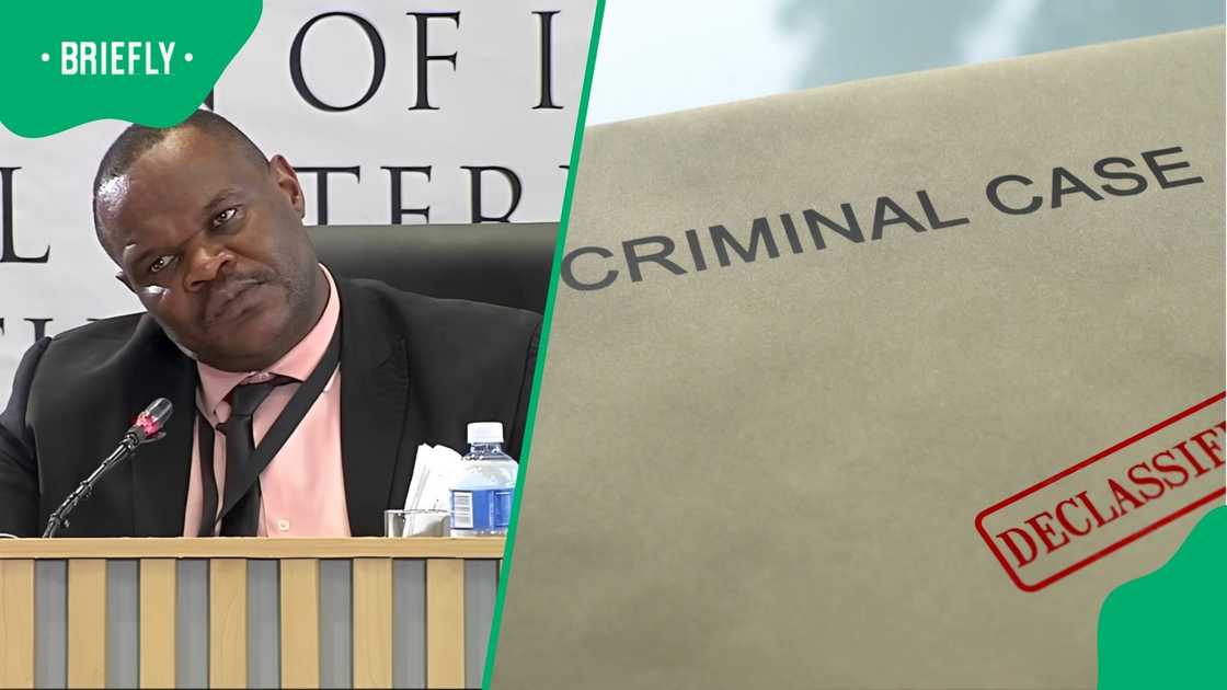 The South African Police Service found other items including a docket at Sergeant Fannie Nkosi's house The South African Police Service found other items including a docket at Sergeant Fannie Nkosi's house