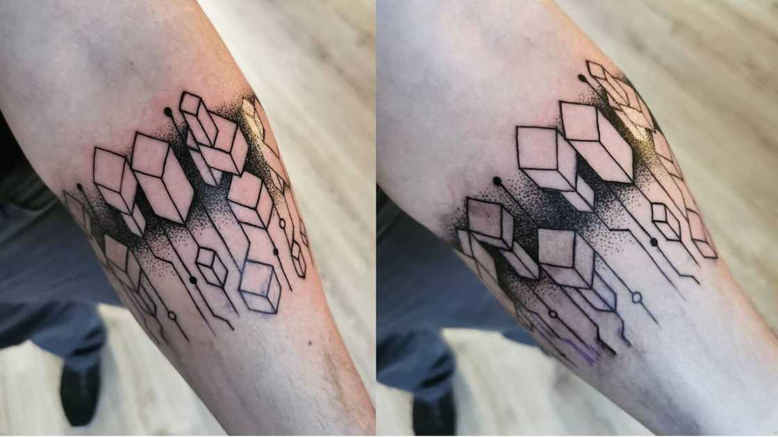 Geometric tattoo Geometric tattoo