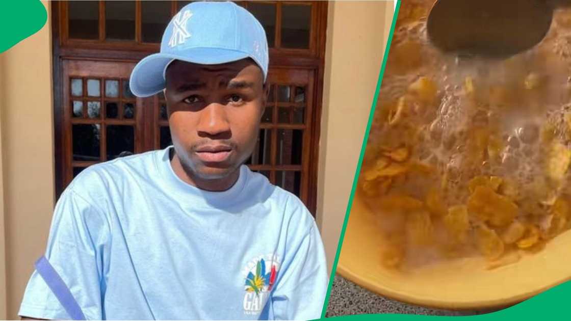 A TikTok user left the online community in awe after sharing his breakfast