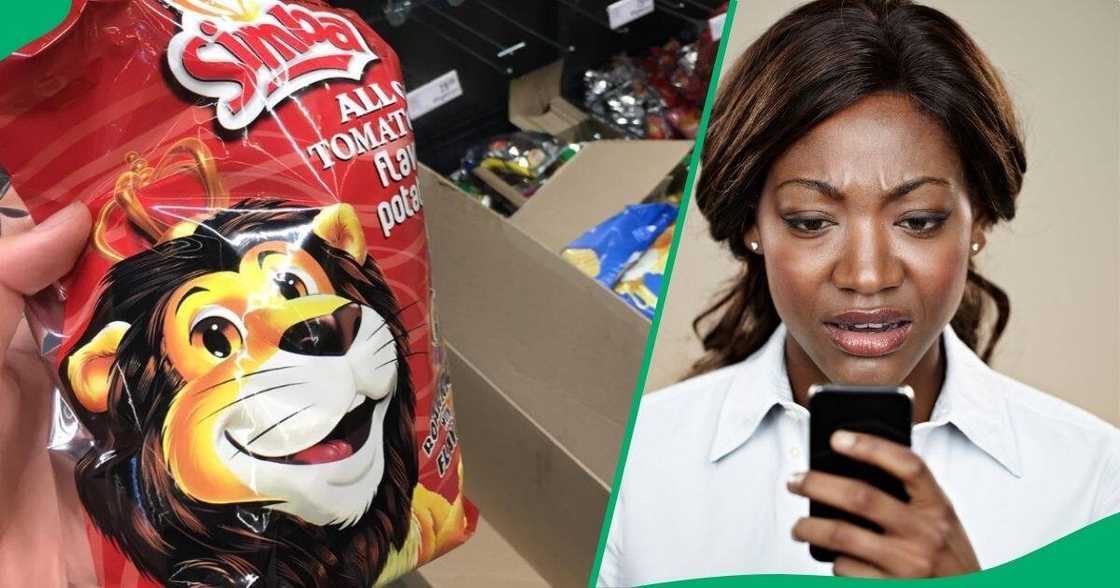 A Simba Chips truck was looted in Uitsig, Cape Town. A Simba Chips truck was looted in Uitsig, Cape Town.