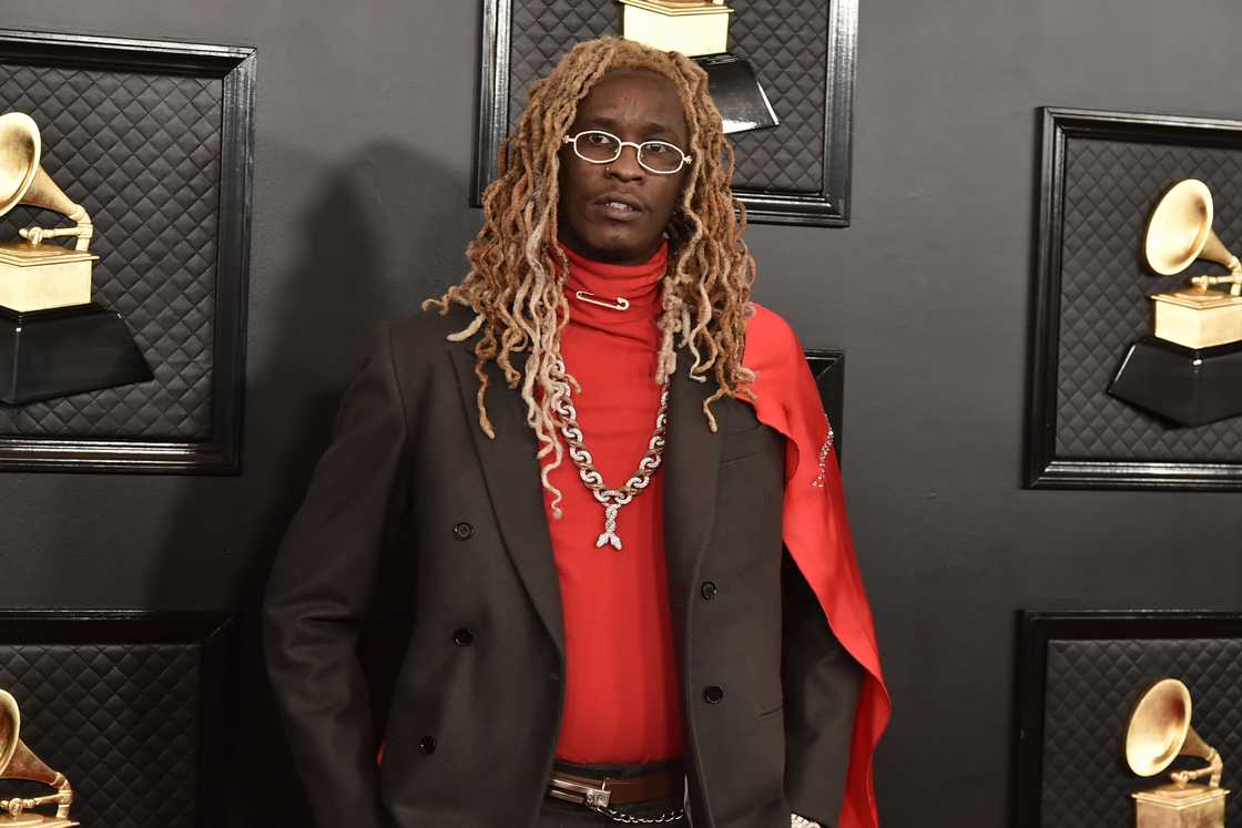Young Thug at the 2020 Grammys Young Thug at the 2020 Grammys