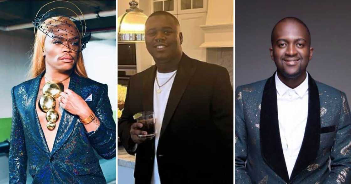 Somizi, Lloyiso and Thapelo Somizi, Lloyiso and Thapelo