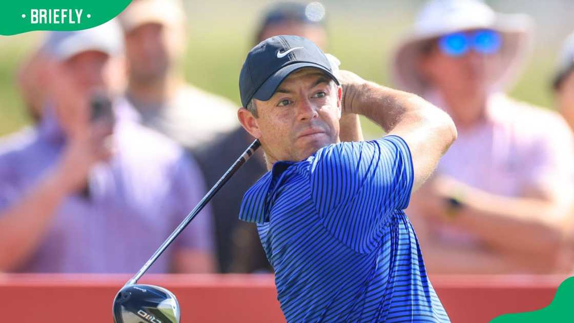 Rory McIlroy at Yas Links Golf Course in 2024 Rory McIlroy at Yas Links Golf Course in 2024