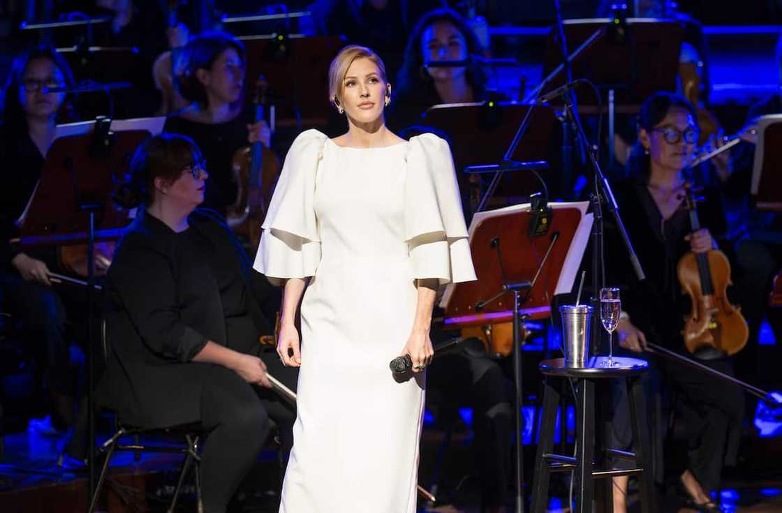 Ellie Goulding performs with the San Francisco Symphony at Louise M. Davies Symphony Hall Ellie Goulding performs with the San Francisco Symphony at Louise M. Davies Symphony Hall