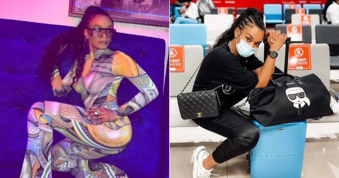 Pearl Thusi, silver dress Pearl Thusi, silver dress