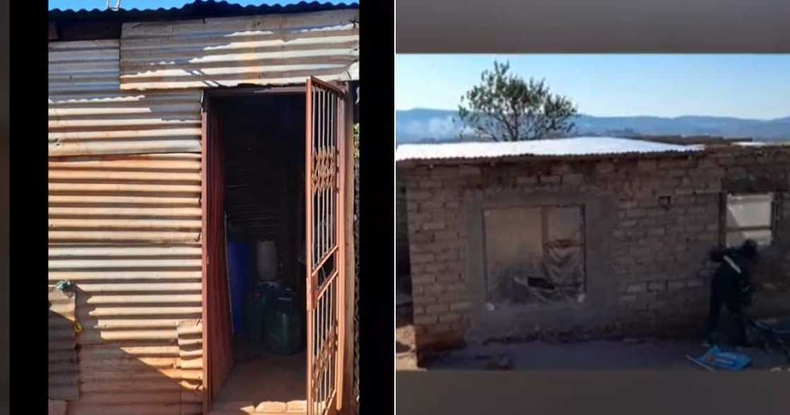 TikTok video shows NFSAS recepient used bursary to build house for family that lived in shack TikTok video shows NFSAS recepient used bursary to build house for family that lived in shack