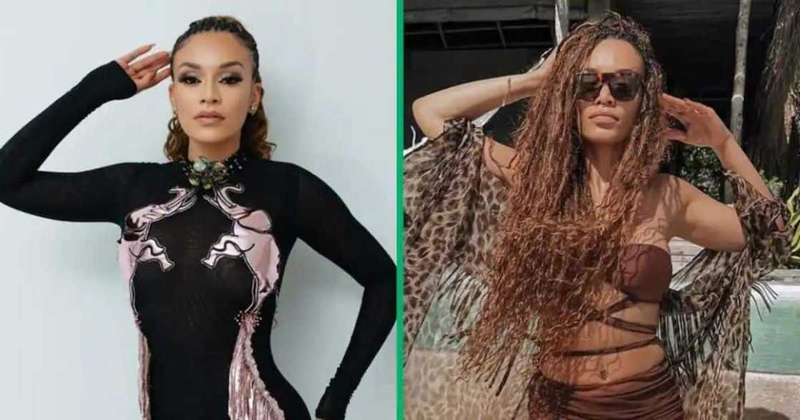 Pearl Thusi sparked a debate online when she performed. Pearl Thusi sparked a debate online when she performed.