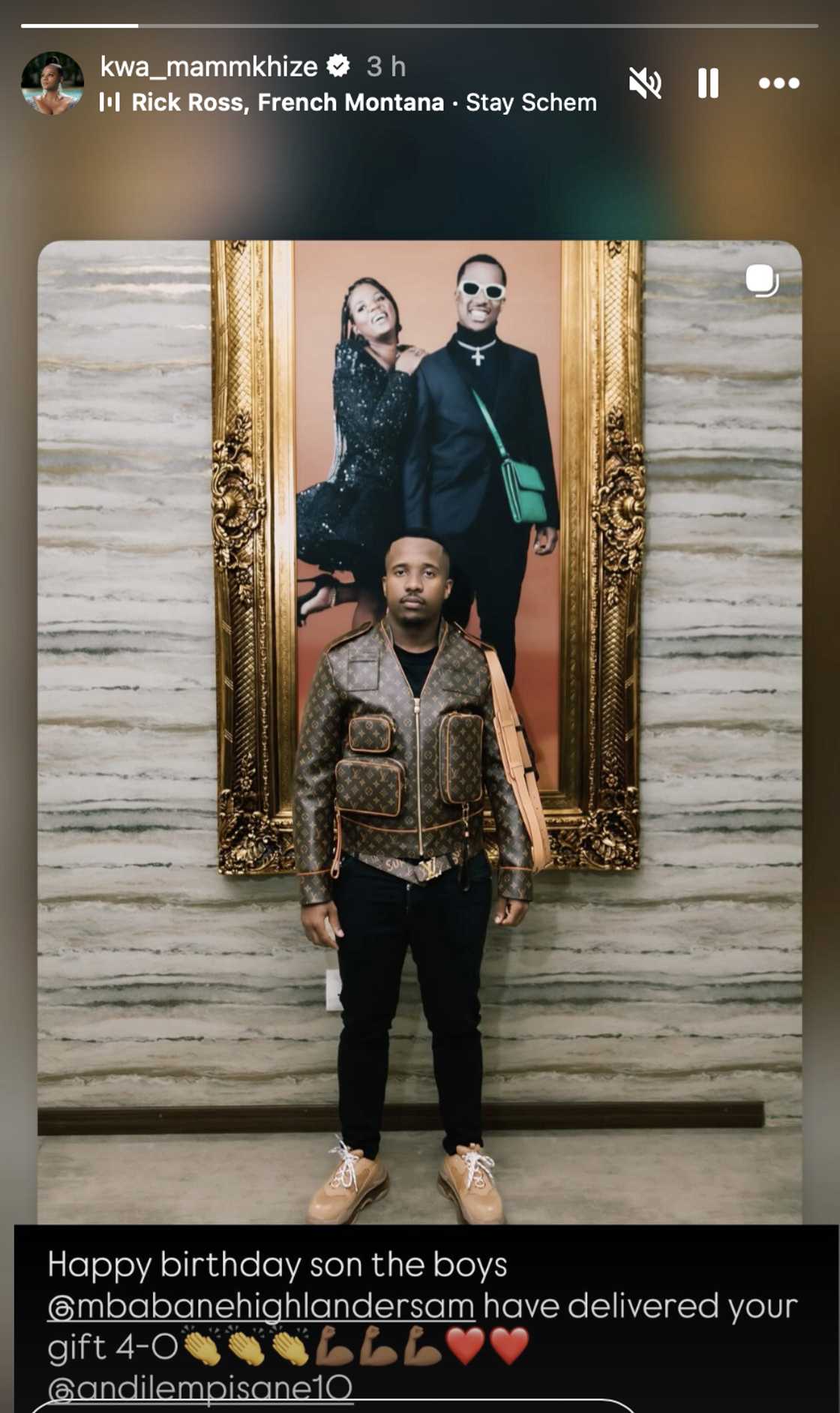 MaMkhize marks Andile Mpisane's birthday MaMkhize marks Andile Mpisane's birthday