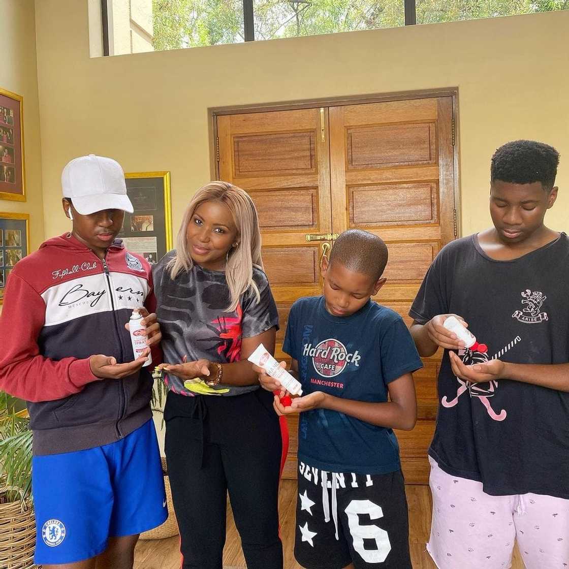 Carol Tshabalala's children