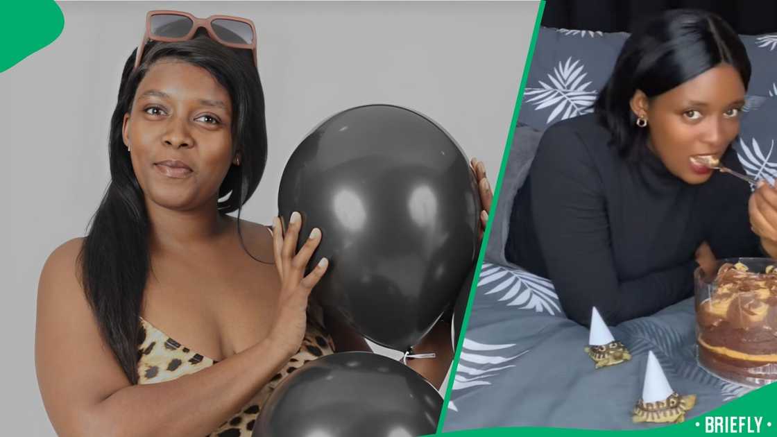 TikTok users were shocked and entertained after seeing a lady with two small reptiles TikTok users were shocked and entertained after seeing a lady with two small reptiles