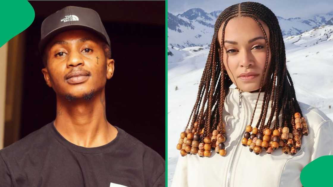 Pearl Thusi dresses as Emtee for Halloween Pearl Thusi dresses as Emtee for Halloween