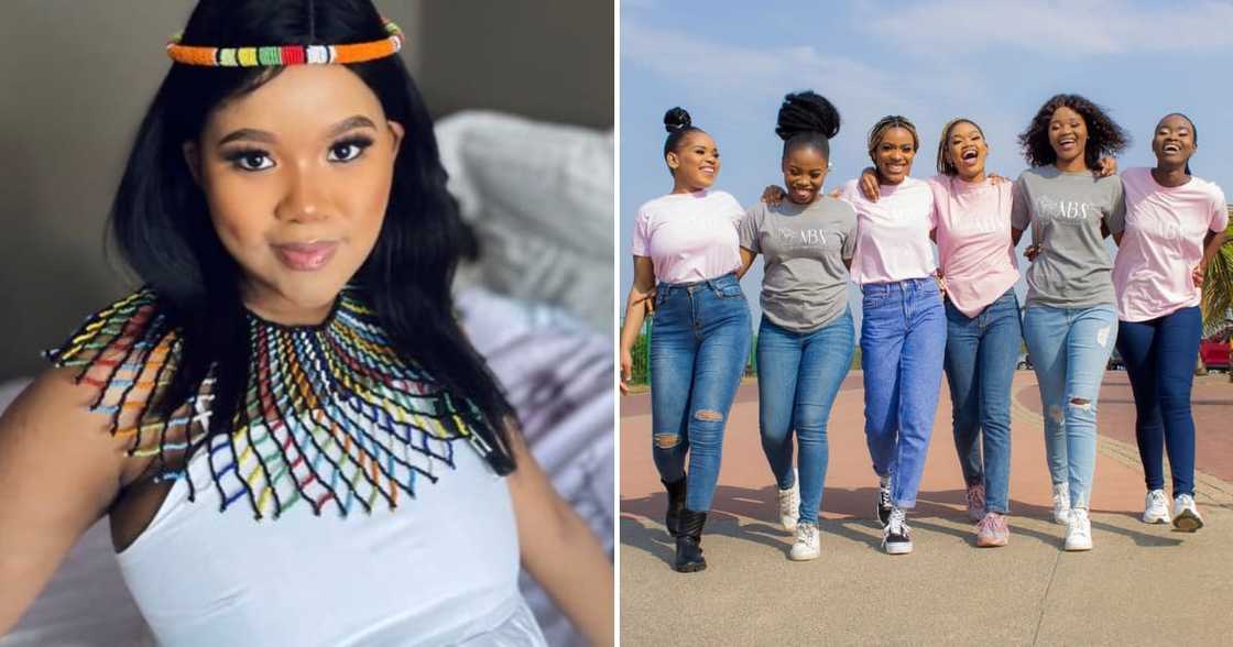 Stha Nxumalo and her staff Stha Nxumalo and her staff