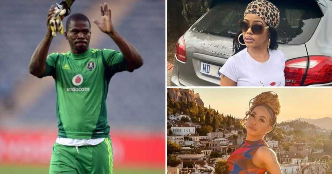 Kelly Khumalo, Senzo Meyiwa, and Zandie Khumalo Kelly Khumalo, Senzo Meyiwa, and Zandie Khumalo