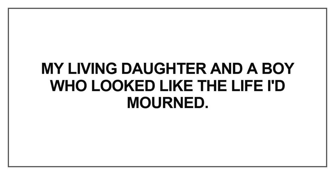 My living daughter and a boy My living daughter and a boy