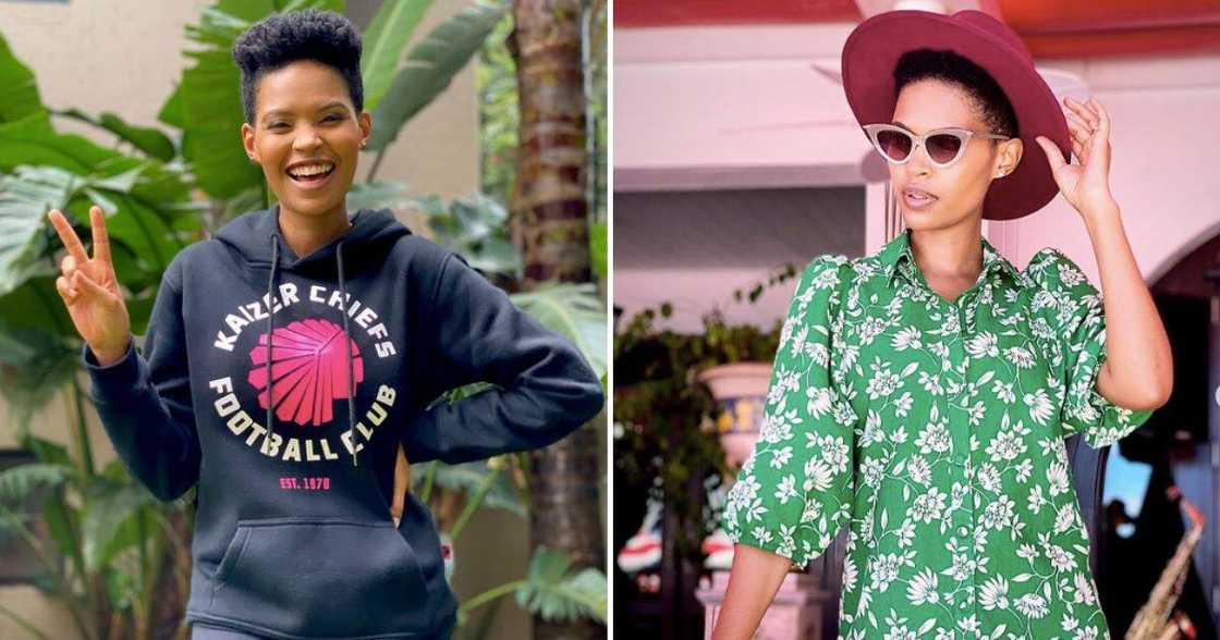 Gail Mabalane rocks natural hair Gail Mabalane rocks natural hair