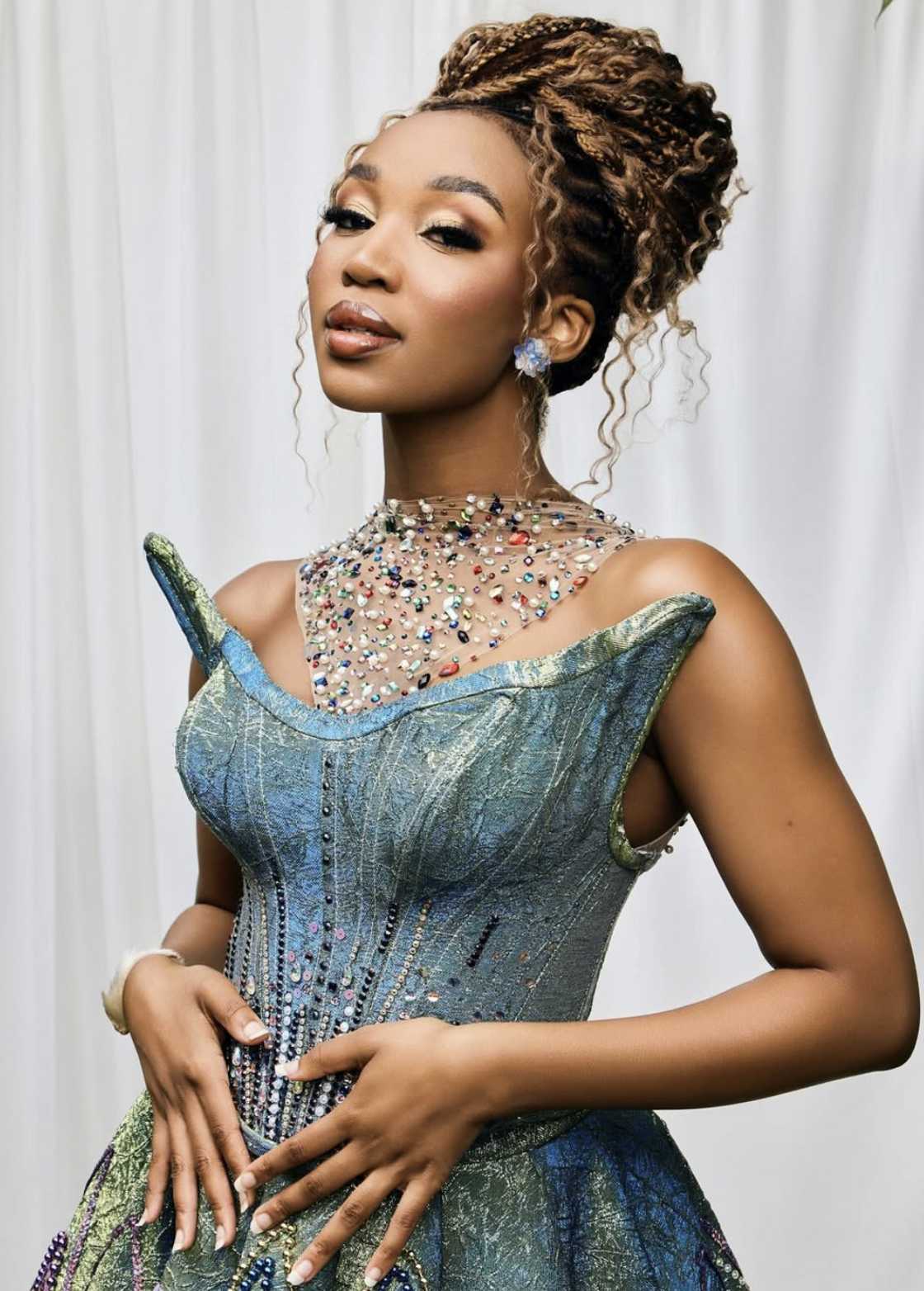 Khosi Ngema shared the news of her pregnancy Khosi Ngema shared the news of her pregnancy
