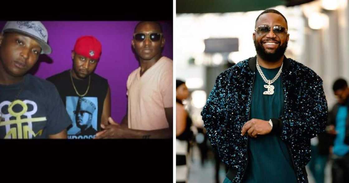 Cassper Nyovest rapping his 'Bambelela' verse in 2012. Cassper Nyovest rapping his 'Bambelela' verse in 2012.