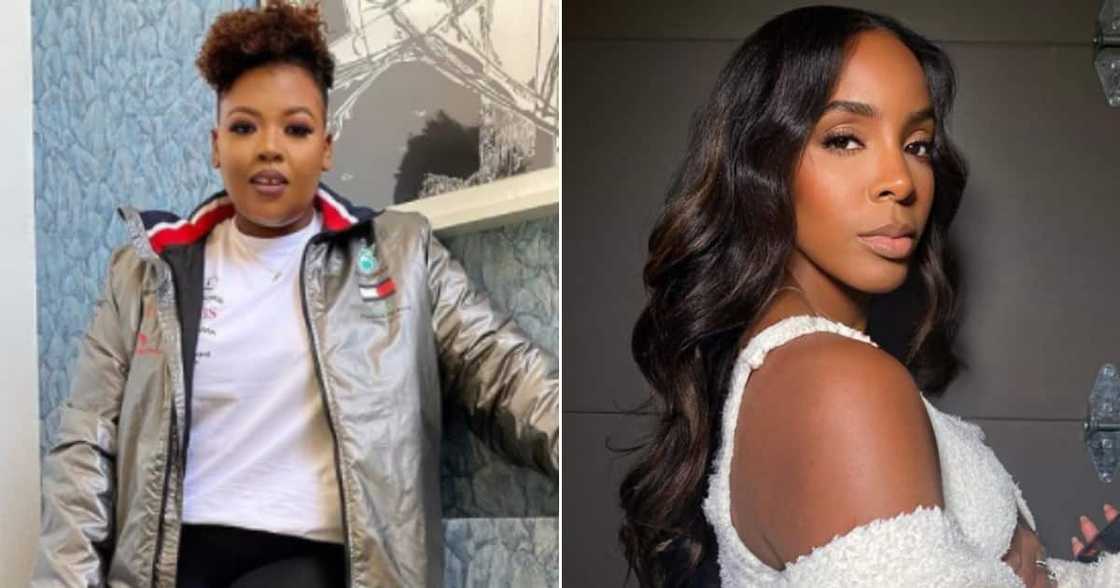 Anele Mdoda, Kelly Rowland. Anele Mdoda, Kelly Rowland.