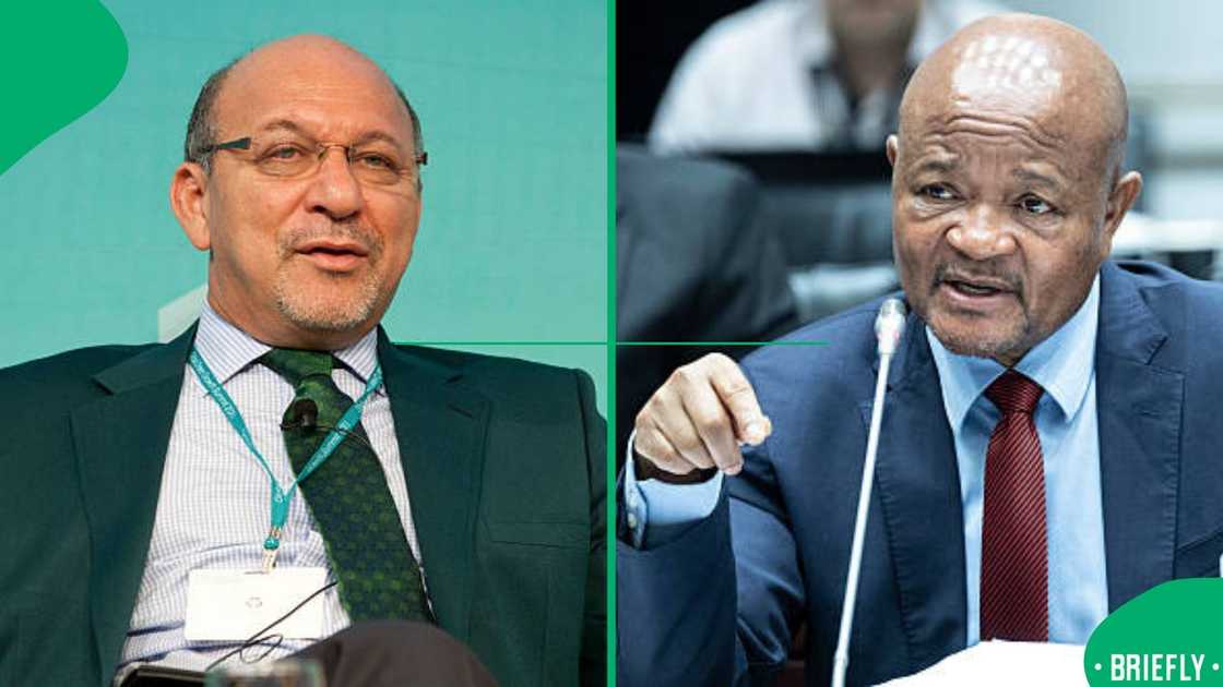 Trevor Manuel and Senzo Mchunu