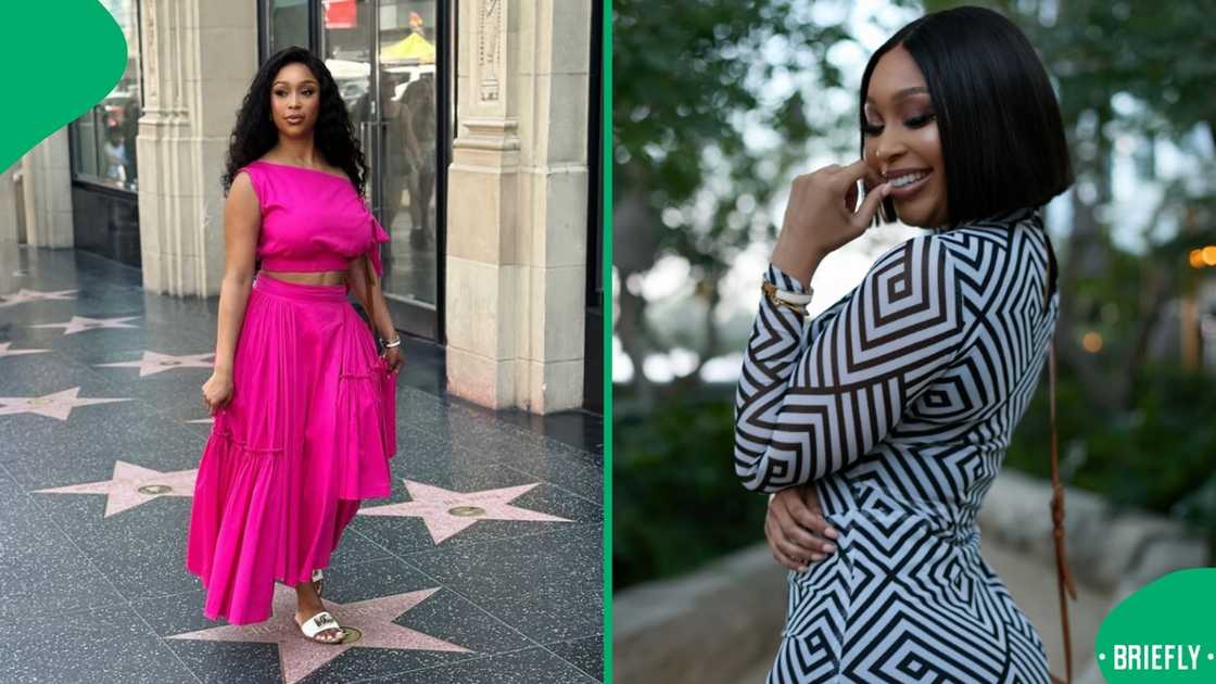 Minnie Dlamini visited LA.