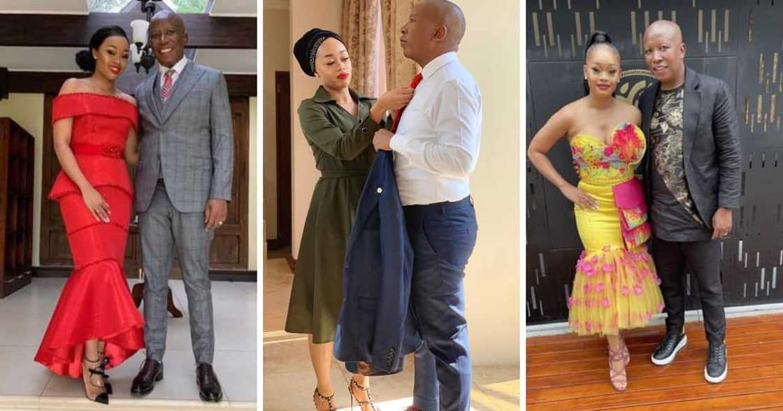 Julius Malema And His Wife Mantwa Matlala Serve Major Couple Goals A Julius Malema And His Wife Mantwa Matlala Serve Major Couple Goals A