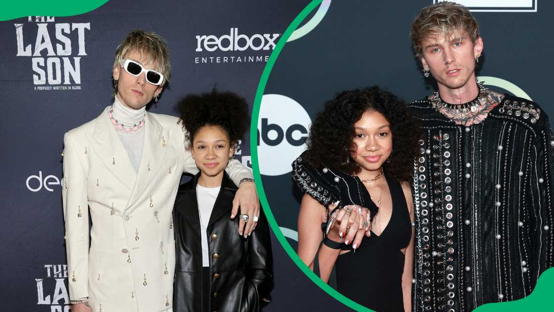 Colson Baker and Casie Baker attend as Redbox hosts red carpet screening for upcoming western film, and the two attend the American Music Awards Colson Baker and Casie Baker attend as Redbox hosts red carpet screening for upcoming western film, and the two attend the American Music Awards