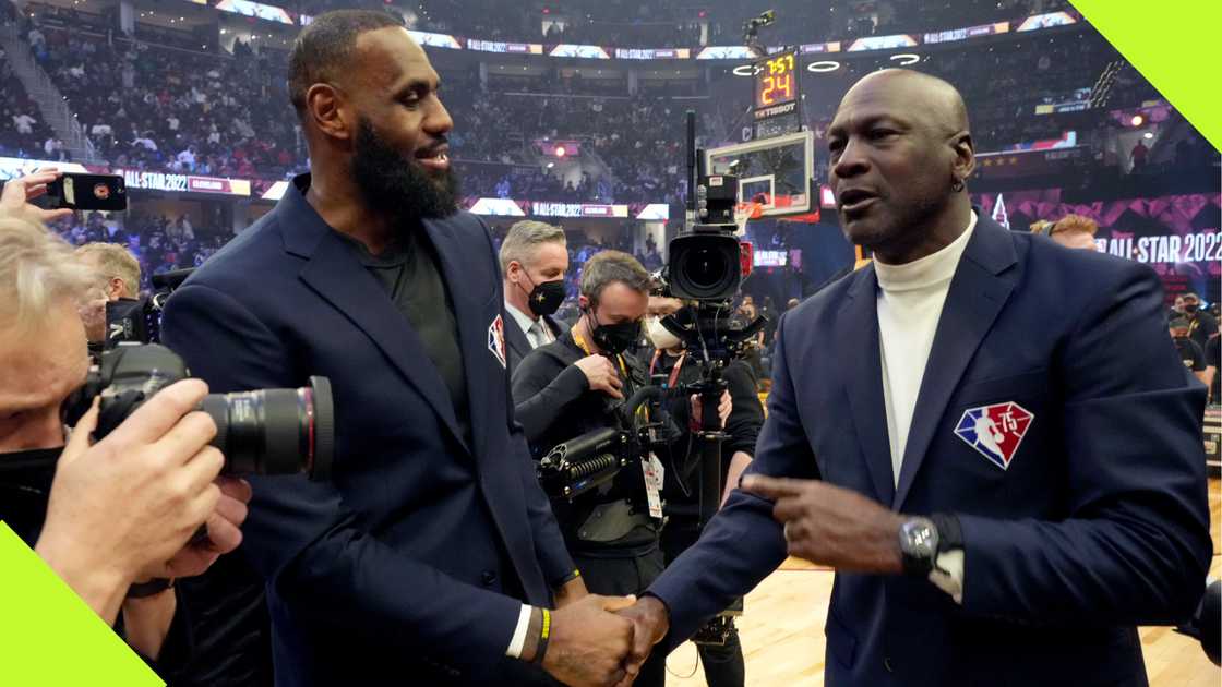Michael Jordan and LeBron James are considered the two greatest NBA players ever Michael Jordan and LeBron James are considered the two greatest NBA players ever
