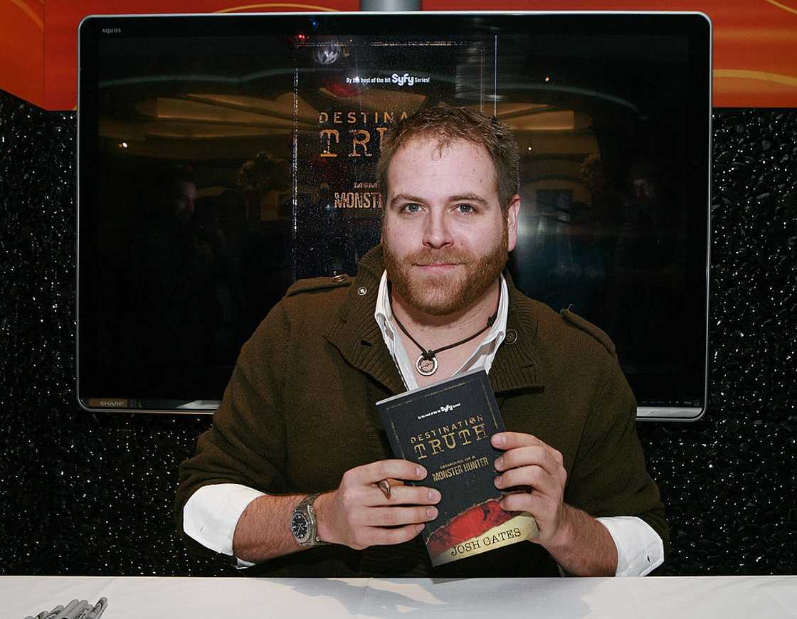 Josh Gates at the NBC Experience Store Josh Gates at the NBC Experience Store