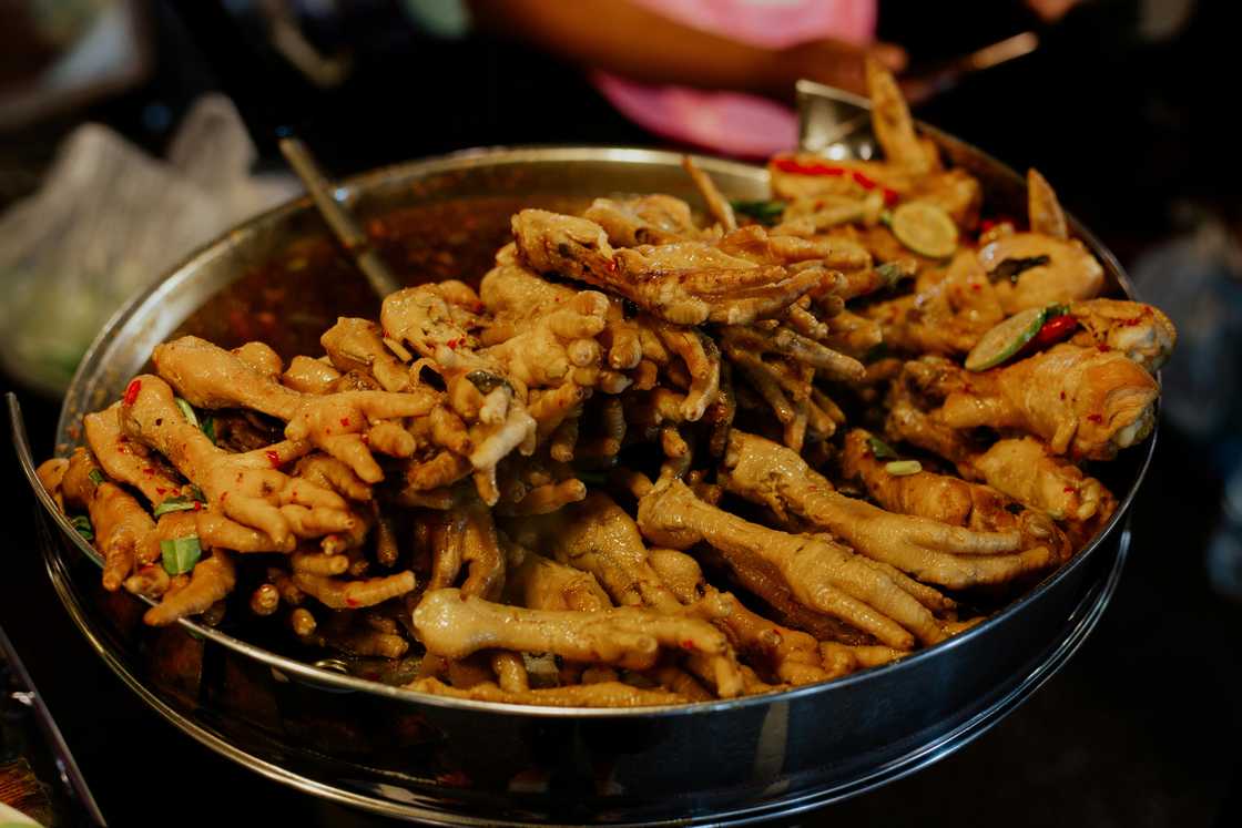 Chicken feet are a traditional in culures across the world Chicken feet are a traditional in culures across the world
