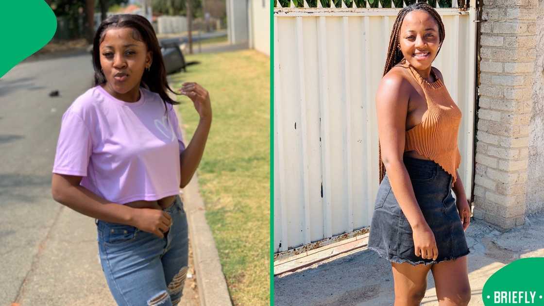 The woman showing her expression of disbelief while narrating the story in the video The woman showing her expression of disbelief while narrating the story in the video