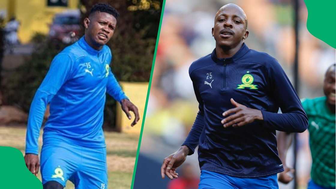 Mamelodi Sundowns stars Bathusi Aubaas and Khuliso Mudau picked up red cards.