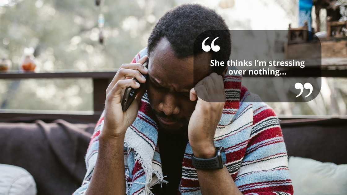 A man on a call A man on a call