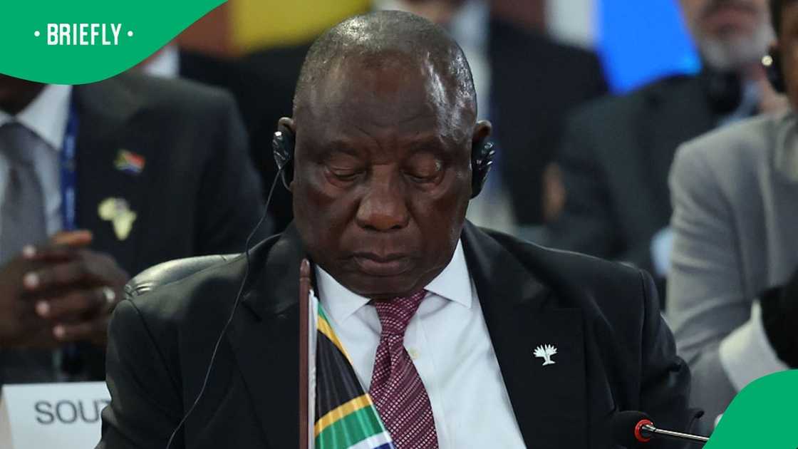 Ramaphosa at BRICS summit Ramaphosa at BRICS summit