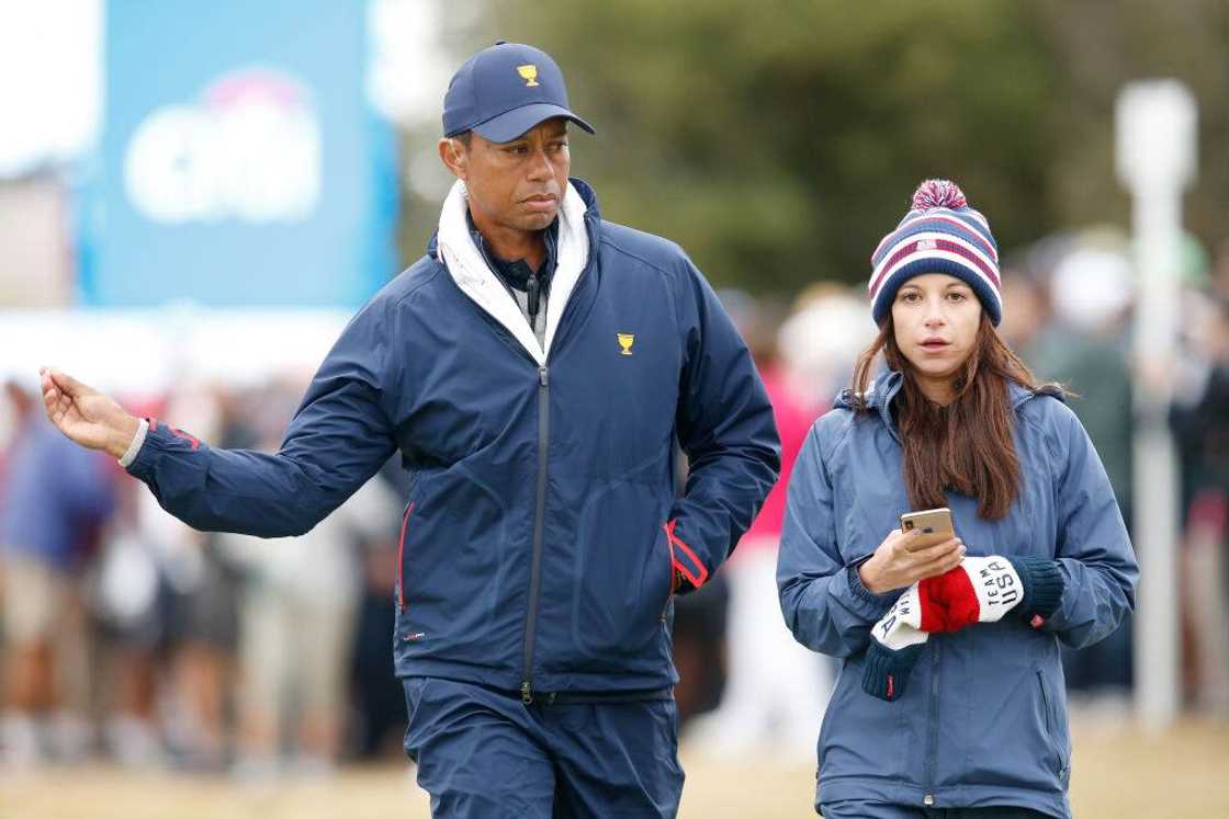 Tiger Woods and Erica Herman Tiger Woods and Erica Herman