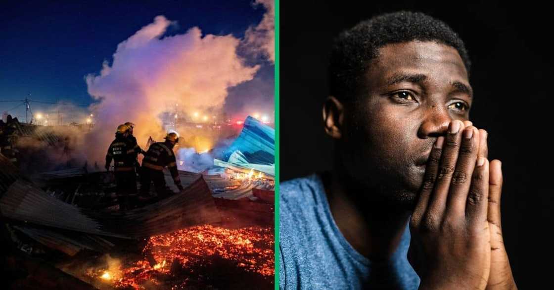 A Cape Town informal settlement fire killed a family of three and residents blame loadshedding A Cape Town informal settlement fire killed a family of three and residents blame loadshedding