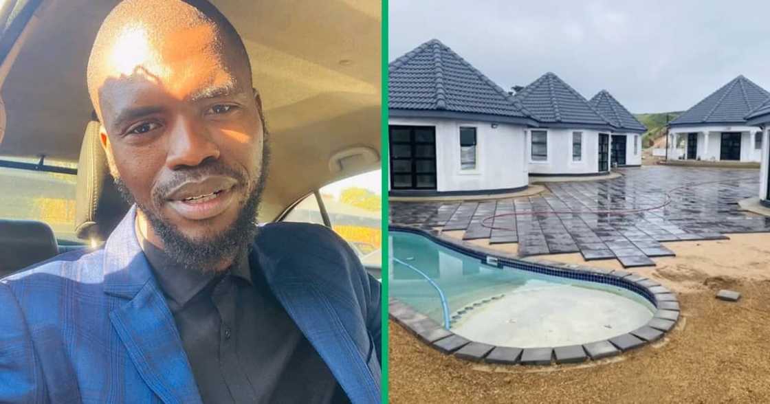 Man flexed stunning rondavels built in KwaZulu- Natal Man flexed stunning rondavels built in KwaZulu- Natal