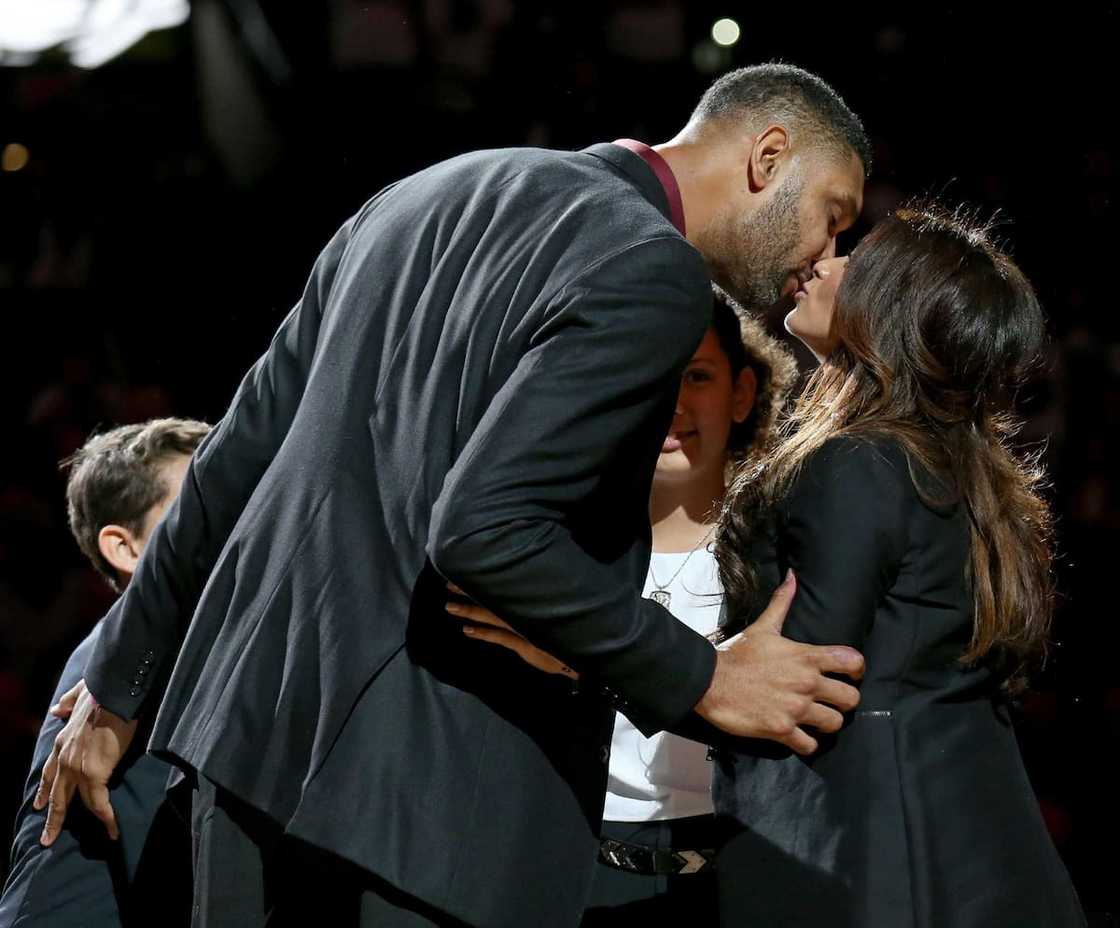Vanessa Macias is not Tim Duncan's wife, but they are engaged. Photo: Tercesa.com Vanessa Macias is not Tim Duncan's wife, but they are engaged. Photo: Tercesa.com
