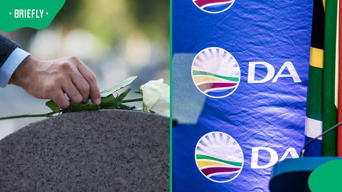 “The DA is not dead”: Cemetery campaign video leaves Mzansi doing a double take