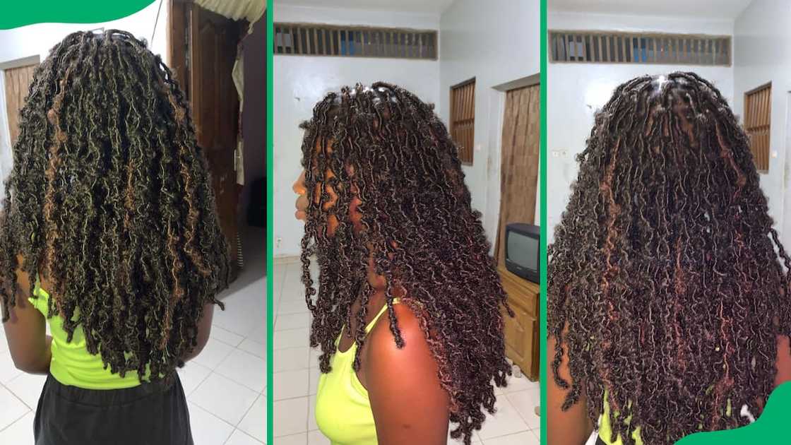 Wavy butterfly locs Wavy butterfly locs