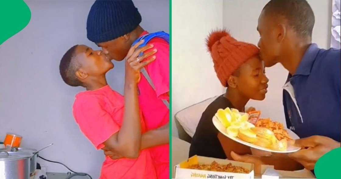 Husband takes care of wife during her period Husband takes care of wife during her period