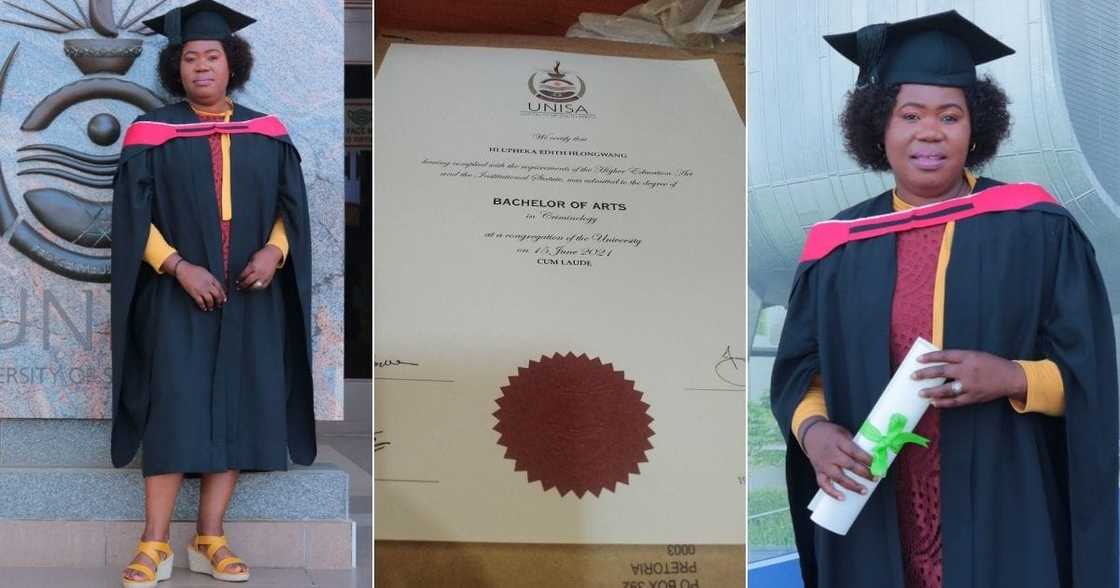 Meet Edith Hlongwane, From Security Officer to BA Degree Holder