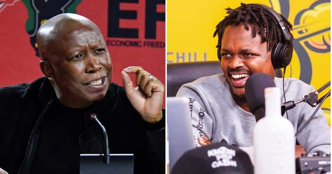 Julius Malema & MacG Julius Malema & MacG