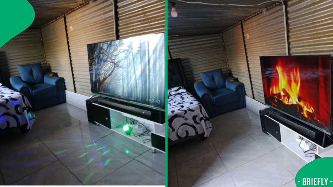 A South African TikTok revealed a shack with a sleek and cosy setup, impressing thousands of viewers A South African TikTok revealed a shack with a sleek and cosy setup, impressing thousands of viewers