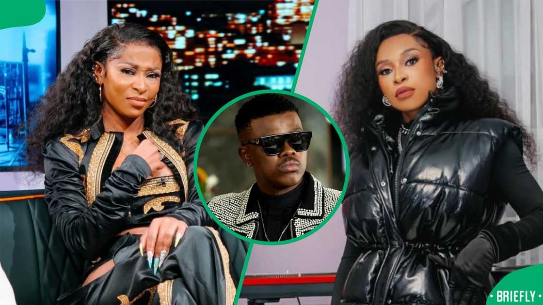 DJ Zinhle reacted to Murdah Bongz's cheating saga