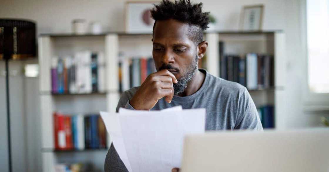 A South African man on TikTok shared his payslip deductions on TikTok A South African man on TikTok shared his payslip deductions on TikTok